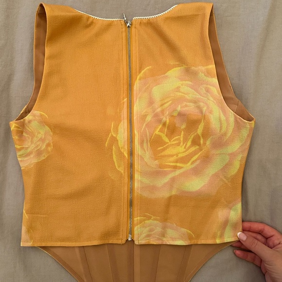 Miaou Orange Campbell Corset - Picture 3 of 3